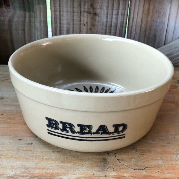 Pearson Kitchen Vintage Pottery Bread Baker Bowl Wheat Pearsons Of